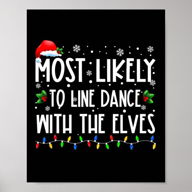 Am ehesten geeignet, Tanz mit Elfen Weihnachten Da Poster (Vorne)