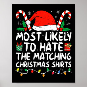 Am ehesten hasst die passende Weihnachtsfamilie Pa Poster