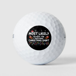 Am ehesten hasst es passende Weihnachten Golfball