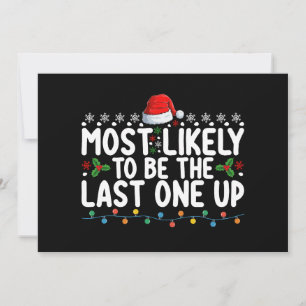 Am ehesten ist es das letzte Weihnachten Einladung