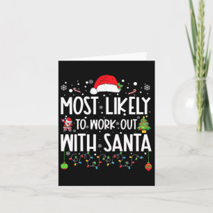 Am ehesten kann man mit der Weihnachtsfamilie Chri Karte