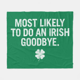Am ehesten kann man sich von Irland verabschieden Fleecedecke