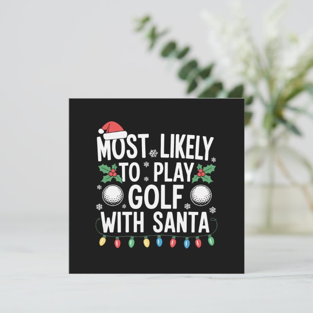 Am ehesten mit Weihnachten Golf spielen (Stehend Vorderseite)