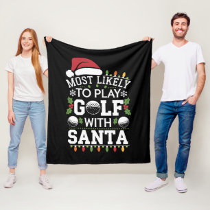 Am ehesten mit Weihnachten Golf spielen Fleecedecke