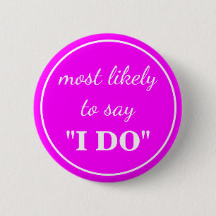Am ehesten sage "Ich tue" Button