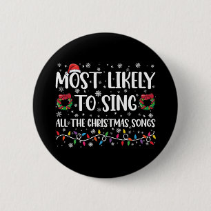 Am ehesten singt die ganze Weihnachtslieder-Famili Button