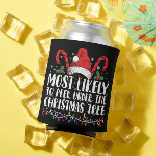 Am ehesten späht unter den Weihnachtsbaum Xmas Dosenkühler