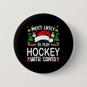 Am ehesten spielt Hockey mit Santa Family Match Button