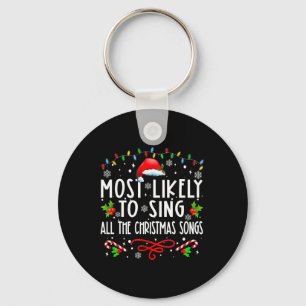 Am ehesten werden alle Weihnachtslieder-Familien s Schlüsselanhänger