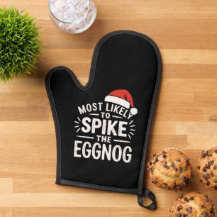 Am ehesten wird der Eierpunsch zum Weihnachtsfest Ofenhandschuh
