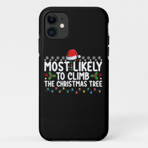 Am ehesten wird die Weihnachtsbaumfamilie erklimme Case-Mate iPhone Hülle