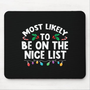 Am ehesten wird die Weihnachtsfamilie auf der schö Mousepad