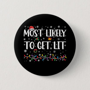 Am ehesten wird die Weihnachtsfamilie passen Button