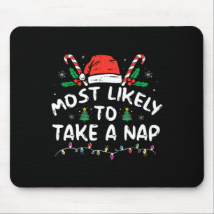 Am ehesten wird ein Nickerchen gemacht Familie pas Mousepad