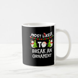 Am ehesten wird eine Ornament-Schneemann-Familie C Kaffeetasse