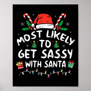 Am ehesten wird Sy mit Santa Christmas Matchin Poster