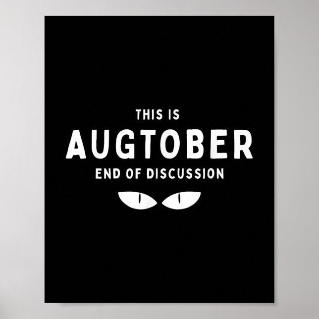 Am Ende der Diskussion steht der sonnige Fall Quot Poster (Vorne)