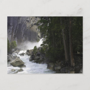 Am Ende des Yosemite Falls Postkarte