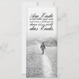 Am Ende Ende wird sich gut sein