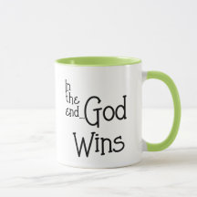 Am Ende gewinnt Gott Niedliche Frosch-Tasse