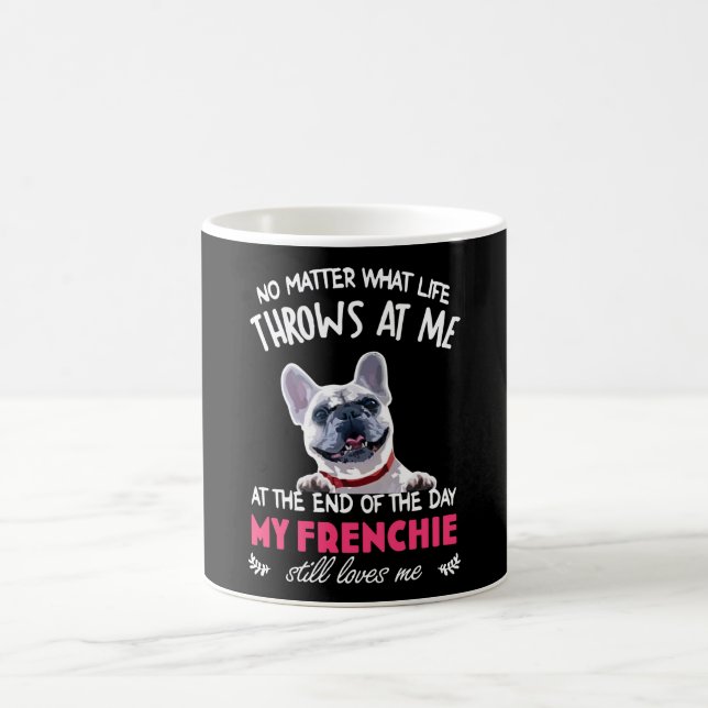 Am Ende meine Franzose noch Lieben Ich Hund Liebha Kaffeetasse (Mittel)