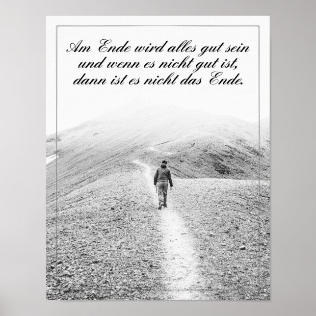 Am Ende wird alles gut sein Poster (Vorne)