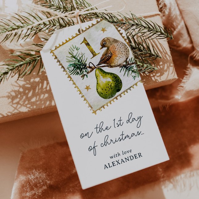 Am ersten Weihnachtsfeiertag Geschenkanhänger (Von Creator hochgeladen)