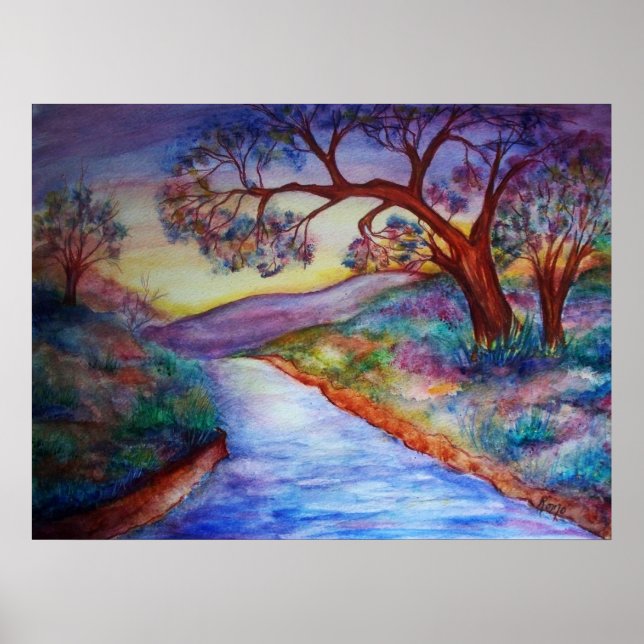 Am Fluss entlang. Poster (Vorne)