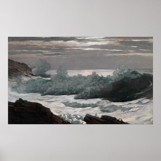 Am frühen Morgen nach einem Sturm auf See Winslow  Poster (Vorne)