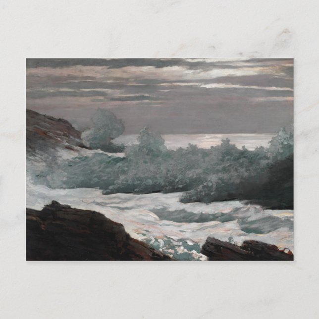 Am frühen Morgen nach einem Sturm auf See, Winslow Postkarte (Vorderseite)