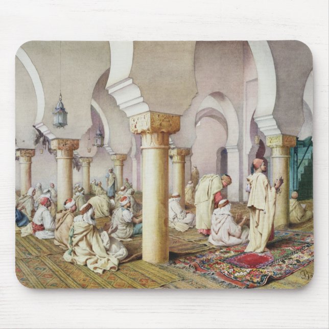 Am Gebet in der Moschee, 1884 Mousepad (Vorne)