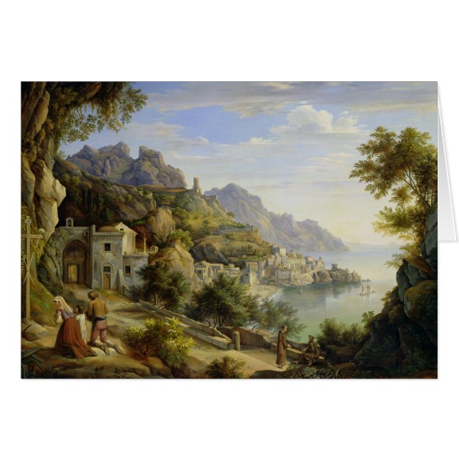 Am Golf von Salerno, 1826 (Vorderseite (Horizontal))