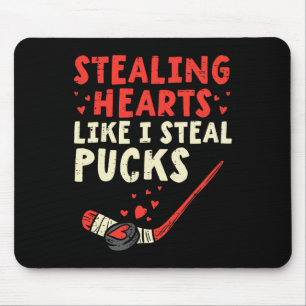 Am Herzen stehlen wie ich Pucks Valentinstag H ste Mousepad