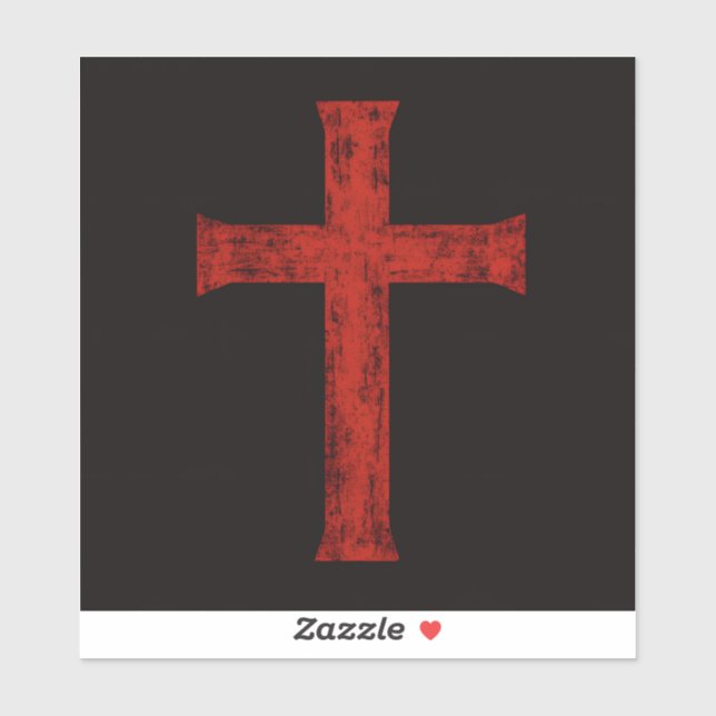 Am Kreuz  Aufkleber (Blatt)