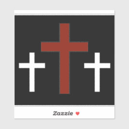 Am Kreuz Aufkleber