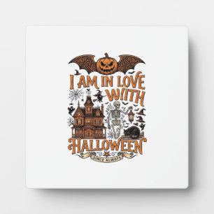 Am Liebe Halloween Spukhaus Skelett Kürbis_1 Fotoplatte