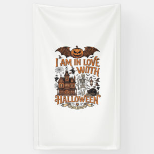 Am Love Halloween Spukhaus Skelett Kürbis_1 Banner