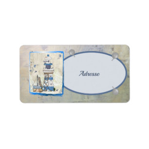 Am Meer Adressaufkleber