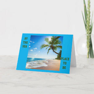 AM MEER FÜR IHREN **GEBURTSTAG** KARTE