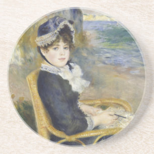 Am Meer, Ölmalerei-Porträt, Renoir Getränkeuntersetzer