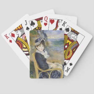Am Meer, Ölmalerei-Porträt, Renoir Spielkarten