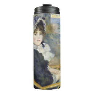 Am Meer, Ölmalerei-Porträt, Renoir Thermosbecher
