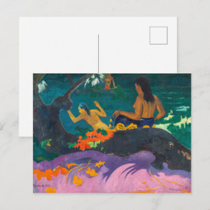 Am Meer Paul Gauguin Postkarte