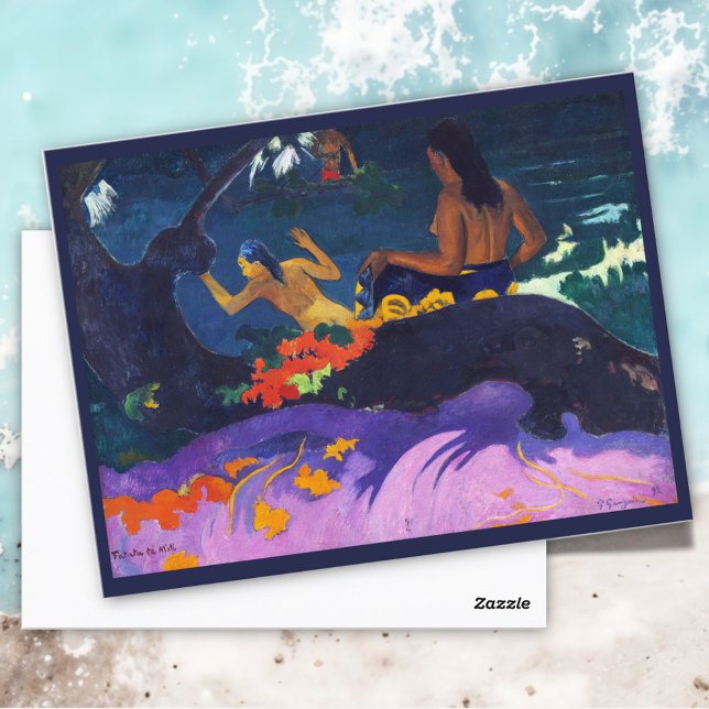 Am Meer, Paul Gauguin Postkarte (Von Creator hochgeladen)
