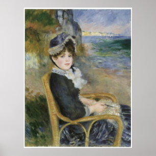 Am Meer, Pierre-Auguste Renoir Poster