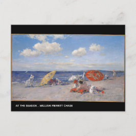 Am Meer William Merritt Chase Postkarte