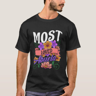 Am meisten geliebter Abuela Floral Muttertag T-Shirt