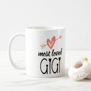 Am meisten geliebtes Herz Gigi Kaffeetasse
