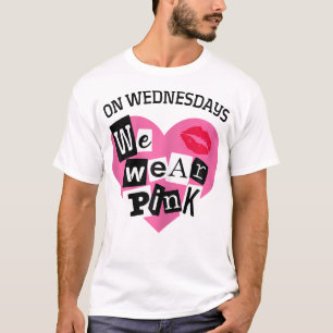 Am Mittwoch tragen wir rosa Funny Valentine T-Shirt