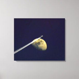 Am Mond vorbeifliegen Leinwanddruck